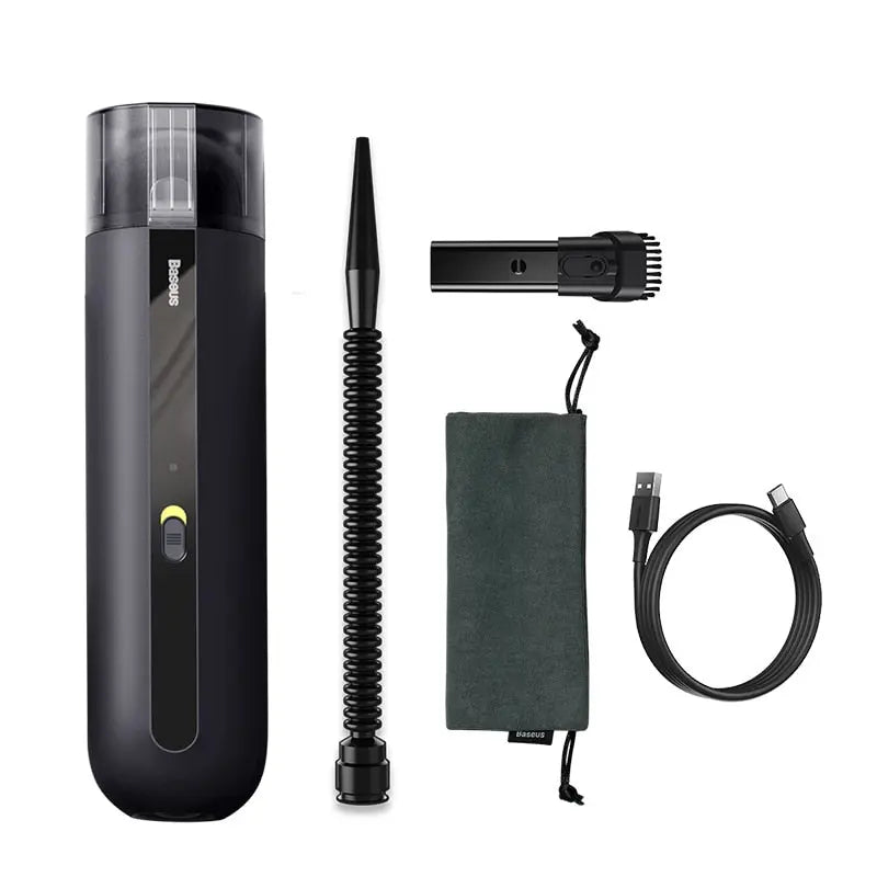 Baseus A2 Car Vacuum Cleaner Mini Handheld Auto Vacuum Cleaner with 5000Pa Powerful Suction For Home & Car & Office eprolo