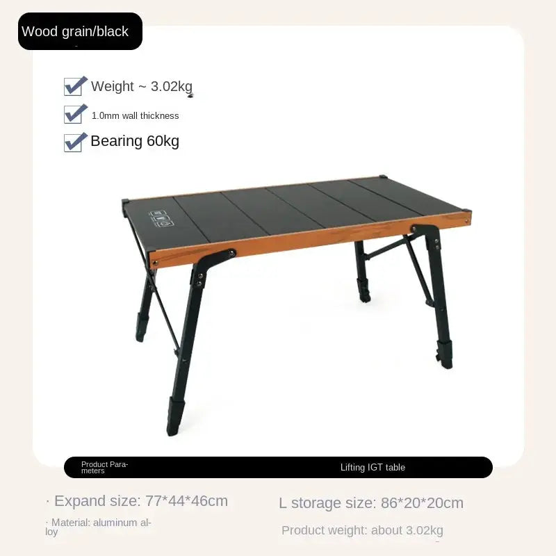 Multifunctional Elevating IGT Table Module Outdoor Reseller