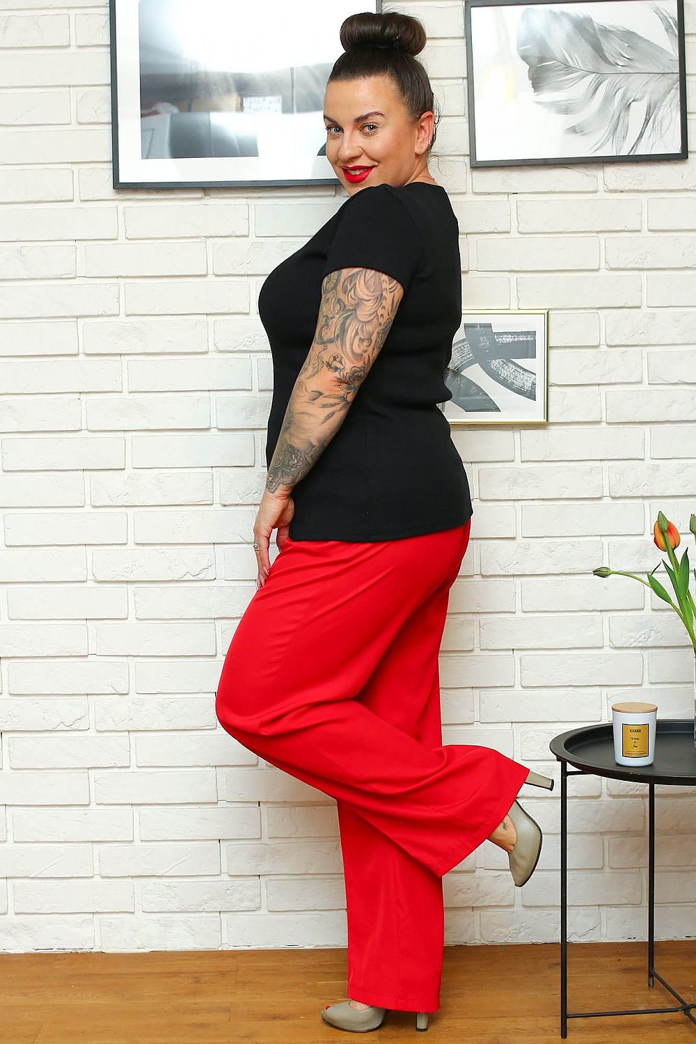 Plus size blouse model 169020 Karko