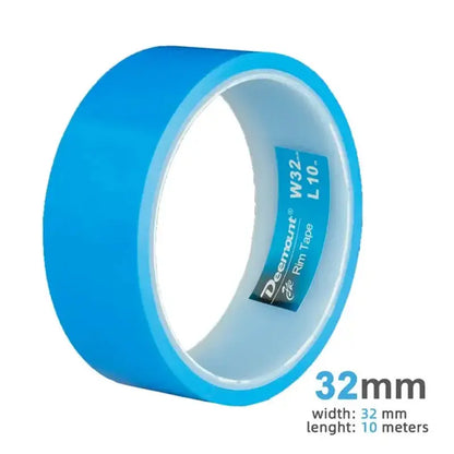 Tensilized Strapping Tape for Tubeless Bicycle Rims, 9.14m long, widths of 23/25/27/29/32/34mm, good residue-holding. eprolo