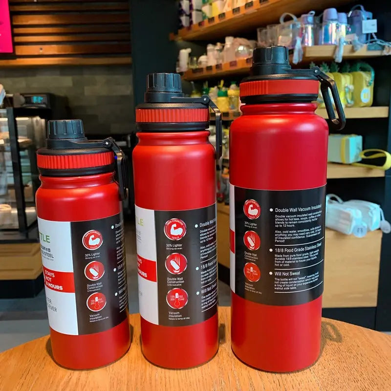 Large Capacity Outdoor Sports Kettle 304 Stainless Steel Insulated Cup Creative Portable Space Cup eprolo