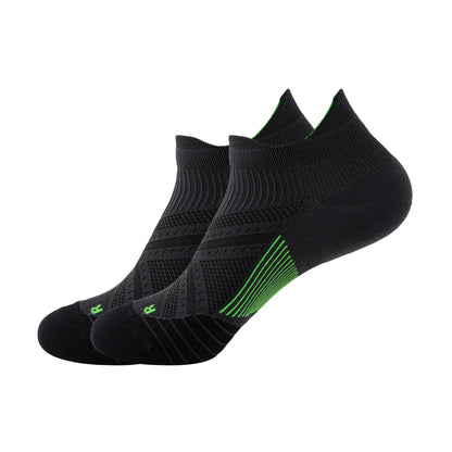 Professional sports socks for men and women, shallow socks for fitness and running, towel bottom, anti slip and wear-resistant sports boat socks eprolo