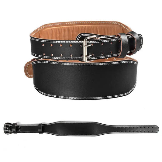 Belt protection fitness men's and women's deep squat hard pull weightlifting belt PU leather eprolo