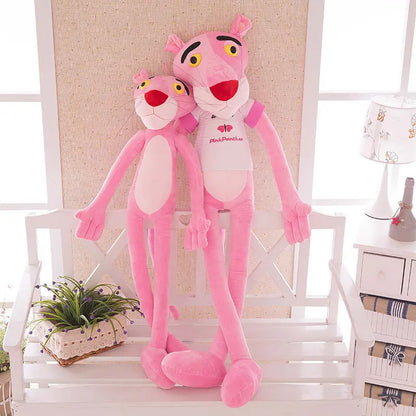 Internet celebrity pink leopard plush toy doll Dalang leopard long legs pink playful leopard jumping tiger large children's gift eprolo