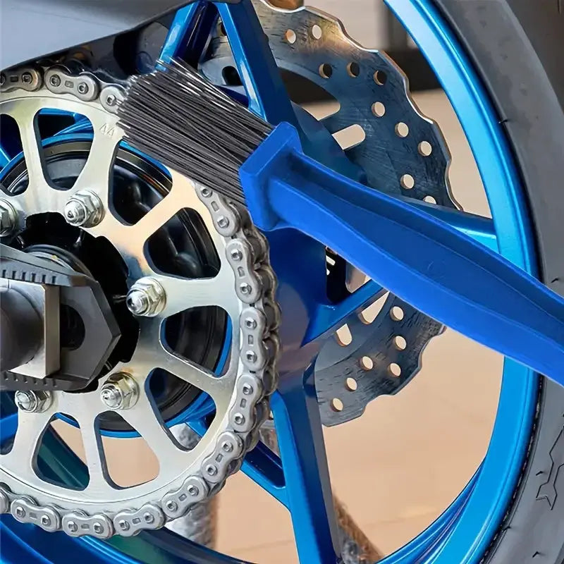 Cleaning Brush, Ideal for motorcycle & bicycle chain and electric car flywheel maintenance, a practical bike accessory. eprolo