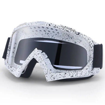 Outdoor Motorcycle Goggles Sheet Face Mask Outdoor Riding Windproof Dust Skiing Cross Country Helmet Goggles eprolo