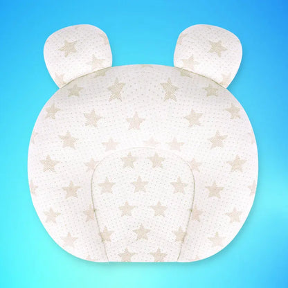 Baby Pillow Newborn 0-1 Year Old Baby Products Anti Deviation Head Latex Set Pillow Color Cotton Pillow eprolo