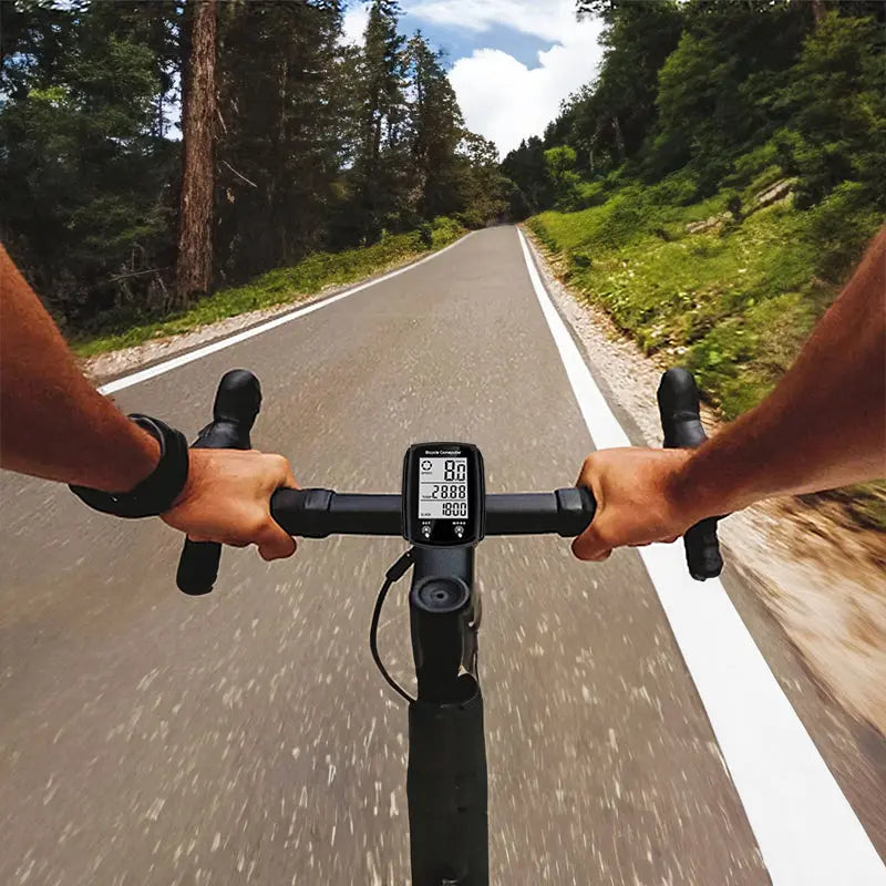Wired LCD Digital Bicycle Computer - Speedometer and Odometer with Backlight, a Must - have Bike Accessory eprolo