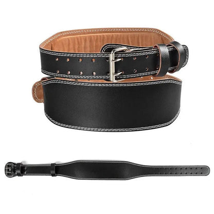Belt protection fitness men's and women's deep squat hard pull weightlifting belt PU leather eprolo