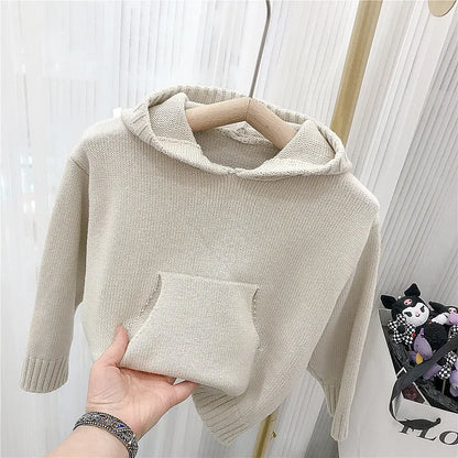 Children's standing collar cotton jacket vest winter loose vest for boys and girls camisole medium and small children's sweater eprolo