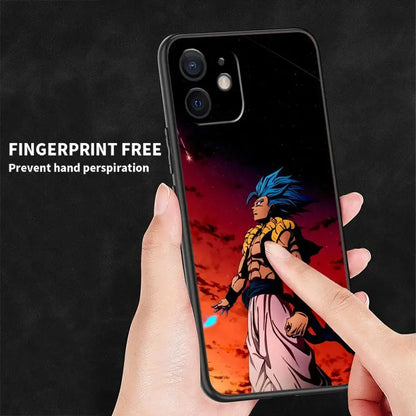 Japanese Art D-Dragon Ball Z For Apple iPhone 15 14 13 12 Pro Max Mini 11 Pro XS Max X XR 6 7 8 Plus SE 2020 Black Phone Case eprolo