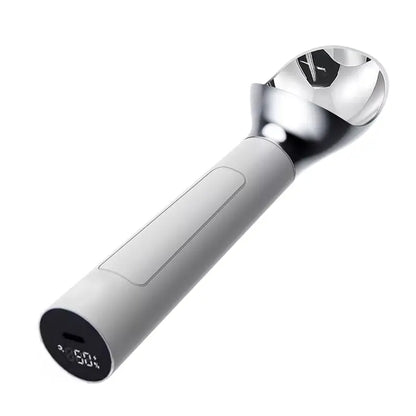 Rechargeable Heated Scoop: Adjustable Temp, Rapid Heat for Ice Cream & More eprolo