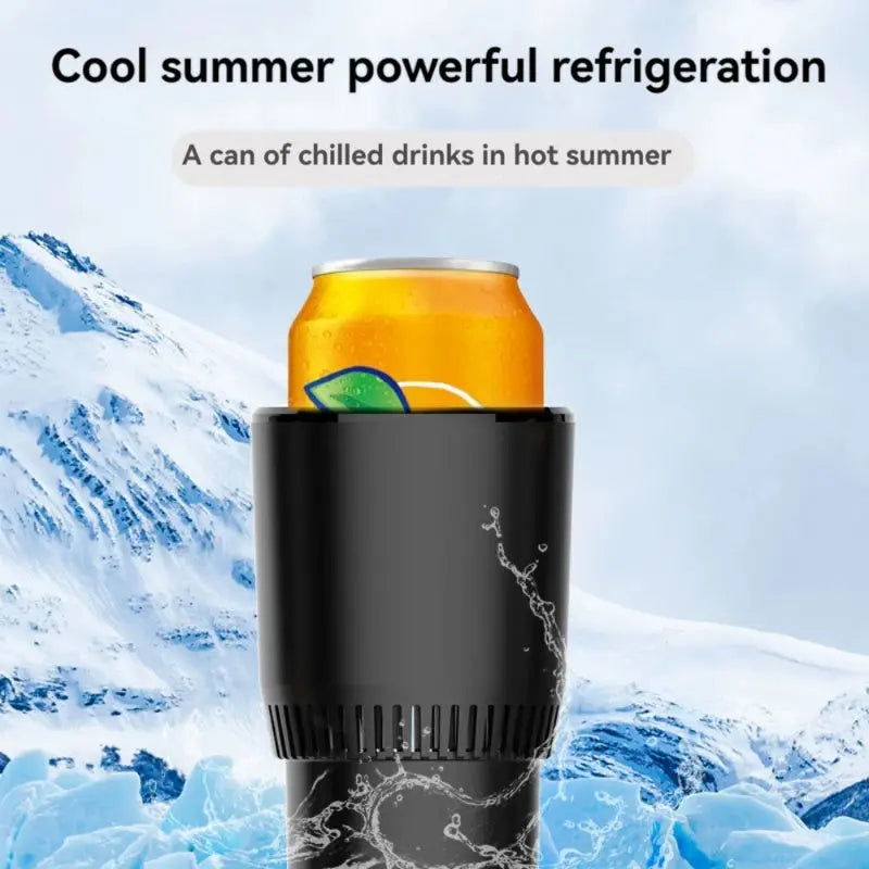 2 In1 Car Heating Cooling Cup 12V Smart Car Cup Holder Digital Temperature Display Drink Cup Warmer Cooler Mini Car Refrigerator eprolo