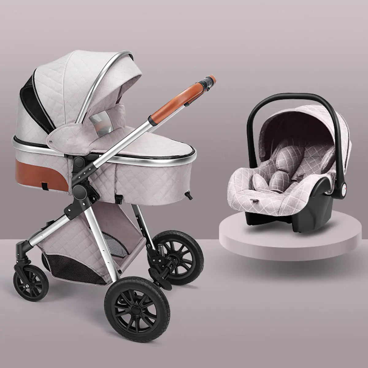 High landscape baby stroller that can sit or lie down lightweight folding two-way shock-absorbing newborn baby stroller eprolo