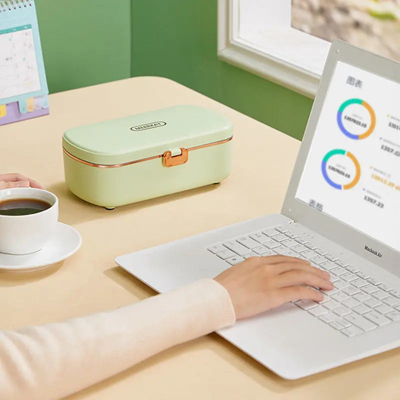 900ML Portable Electric Lunch Box for Office Workers. Self - heating, steaming, cooking, with heat preservation eprolo