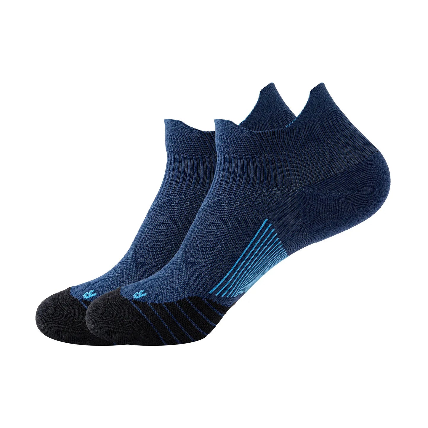 Professional sports socks for men and women, shallow socks for fitness and running, towel bottom, anti slip and wear-resistant sports boat socks eprolo