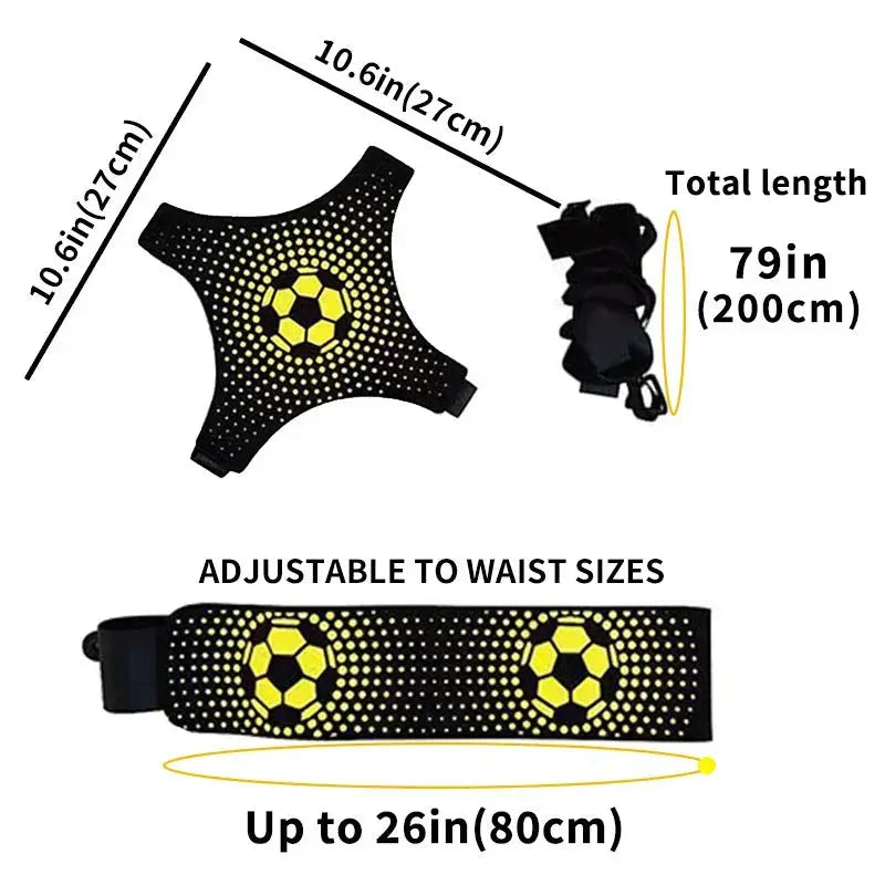 Soccer Ball Juggle Bags Children Auxiliary Circling Training Belt Kids Soccer Kick Trainer Kick Solo Soccer Trainer Football eprolo
