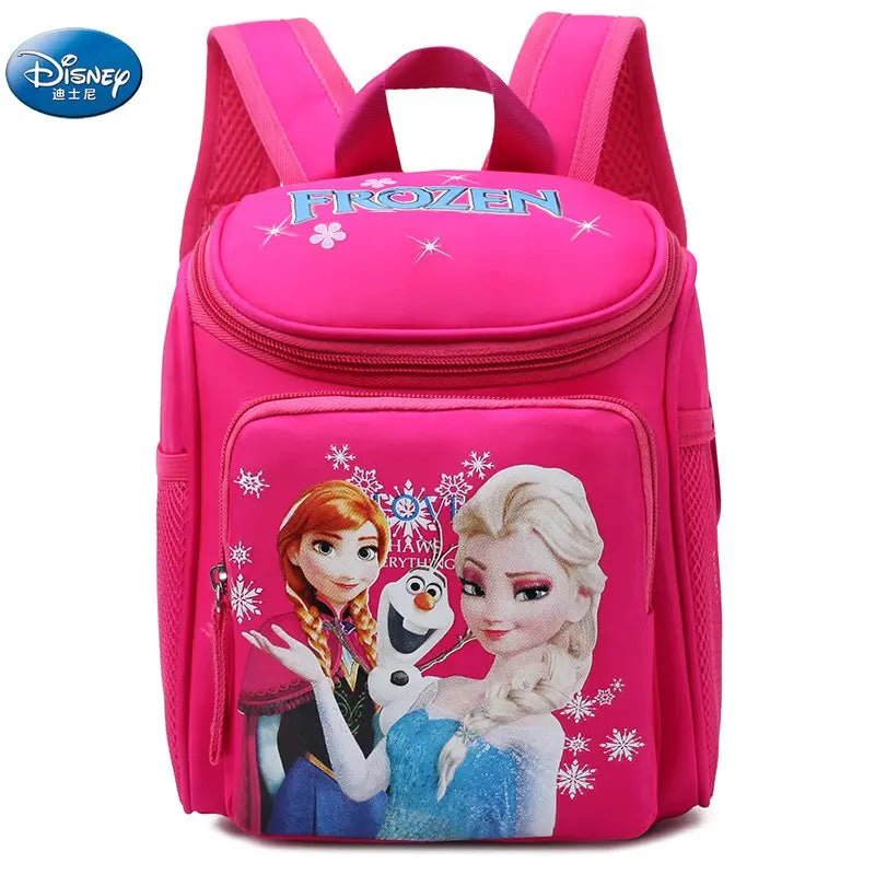 girls frozen elsa annaSnow Queen princess Plush Backpacks kids disney  School Bag Breathable backpack eprolo