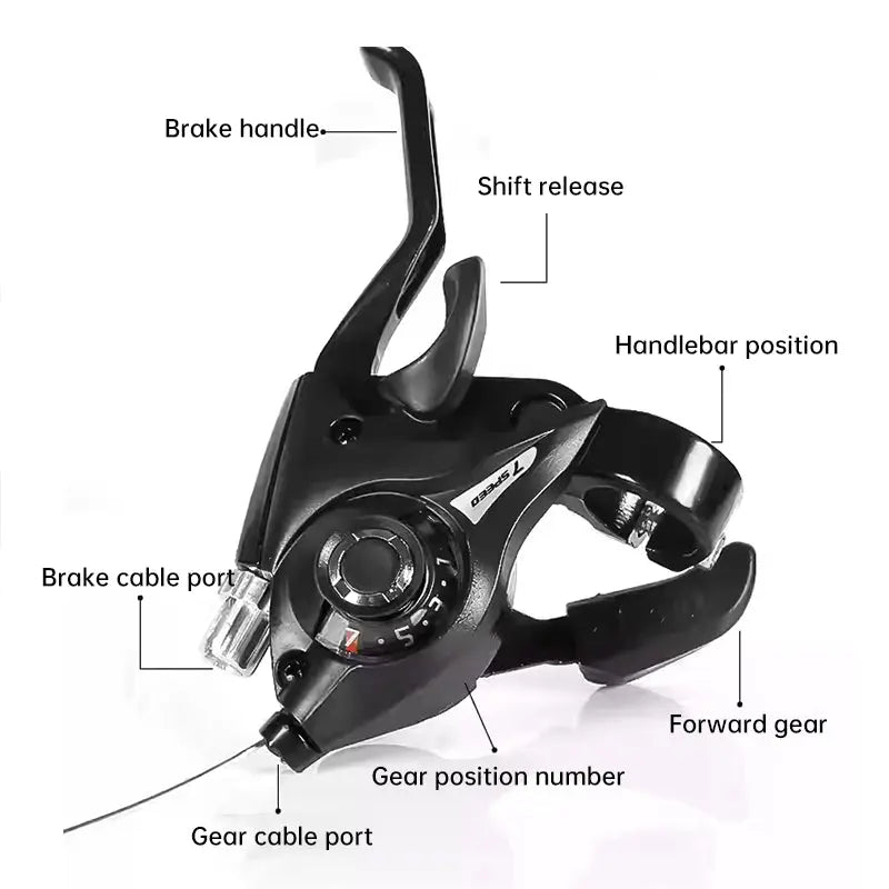 Experience the super smooth 21-speed MTB shifter & brake, enhancing your trekking. eprolo