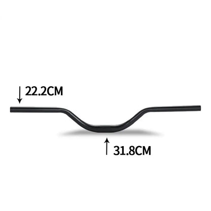 Folding Bike Aluminum Alloy Small Straight Handlebars, also known as Speed Drop Horizontal Handlebars, are essential bicycle acc eprolo