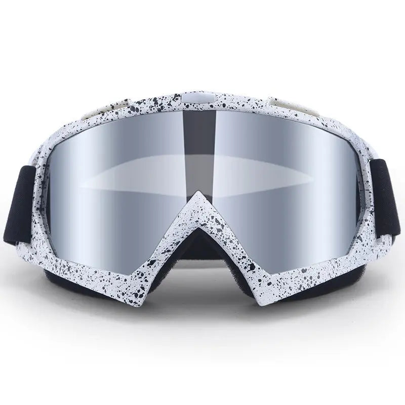Outdoor Motorcycle Goggles Sheet Face Mask Outdoor Riding Windproof Dust Skiing Cross Country Helmet Goggles eprolo