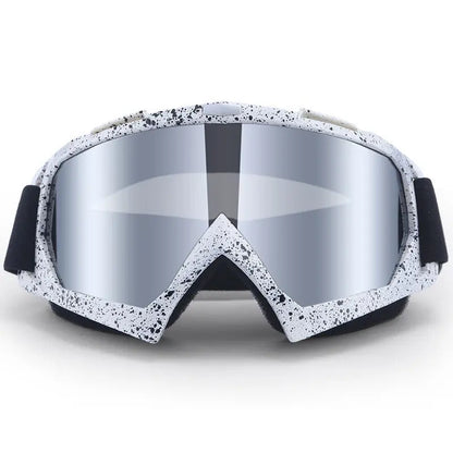 Outdoor Motorcycle Goggles Sheet Face Mask Outdoor Riding Windproof Dust Skiing Cross Country Helmet Goggles eprolo