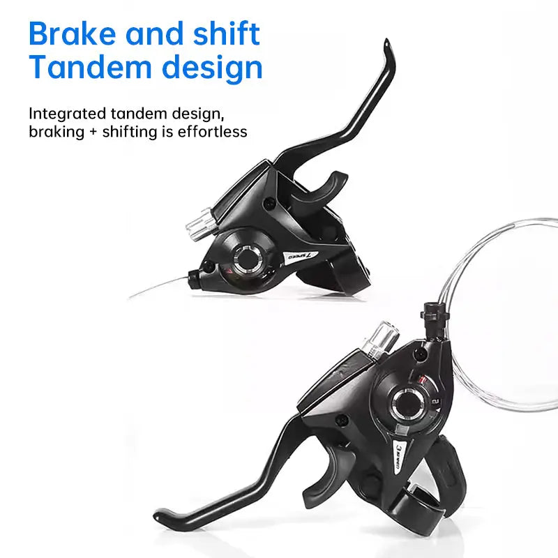 Experience the super smooth 21-speed MTB shifter & brake, enhancing your trekking. eprolo
