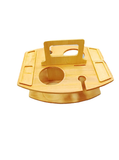 Picnic Table Wine Plate Portable Out Hanging Wine Glasses Fruit Plate Wooden Picnic Table eprolo