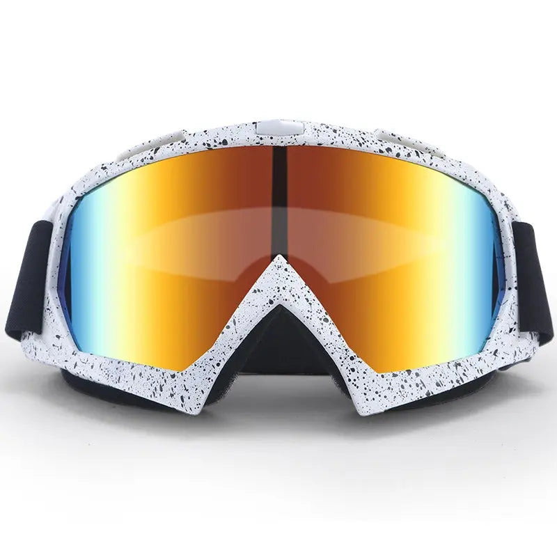 Outdoor Motorcycle Goggles Sheet Face Mask Outdoor Riding Windproof Dust Skiing Cross Country Helmet Goggles eprolo