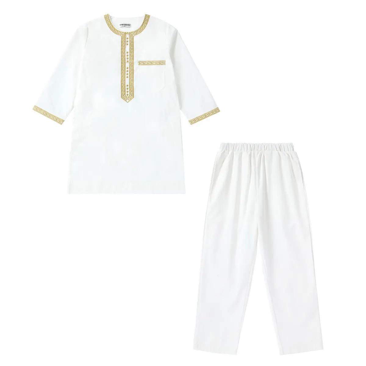 Middle Eastern teenage boy embroidered robe set eprolo