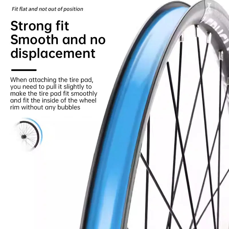 Tensilized Strapping Tape for Tubeless Bicycle Rims, 9.14m long, widths of 23/25/27/29/32/34mm, good residue-holding. eprolo