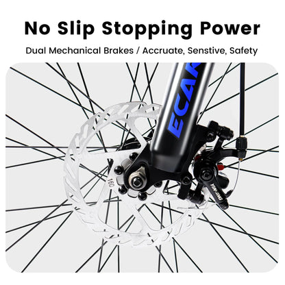 A2660 Ecarpat Mountain Bike 26 inch Wheel Carbon Steel Frame Disc Brake Thumb Shift Front Fork Rear Shock Absorber Bicycle eprolo