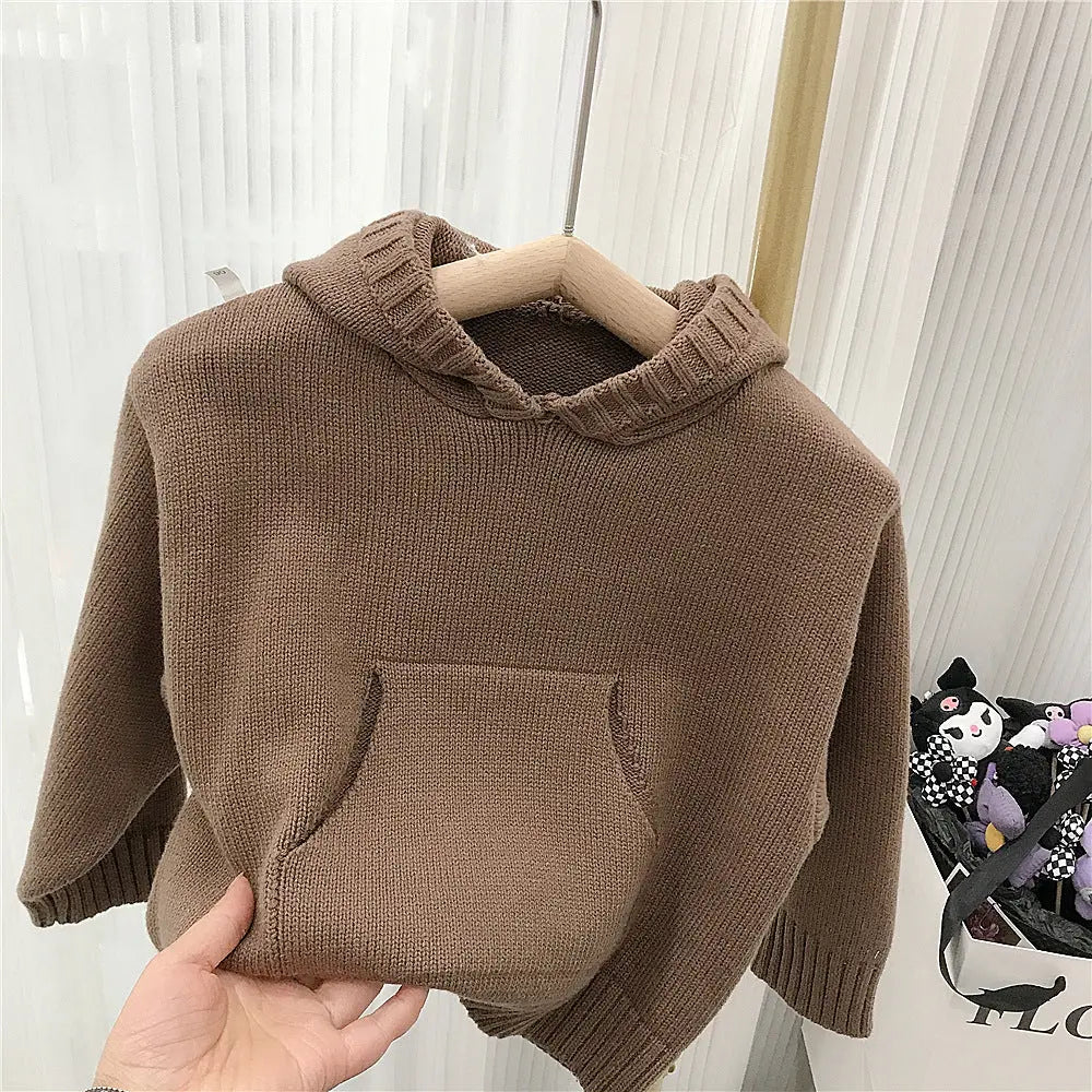 Children's standing collar cotton jacket vest winter loose vest for boys and girls camisole medium and small children's sweater eprolo