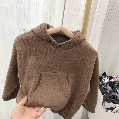 Children's standing collar cotton jacket vest winter loose vest for boys and girls camisole medium and small children's sweater eprolo