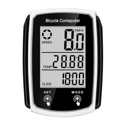 Wired LCD Digital Bicycle Computer - Speedometer and Odometer with Backlight, a Must - have Bike Accessory eprolo