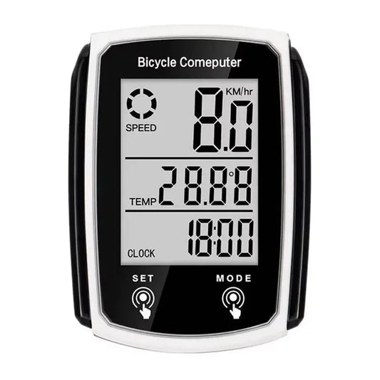 Wired LCD Digital Bicycle Computer - Speedometer and Odometer with Backlight, a Must - have Bike Accessory eprolo