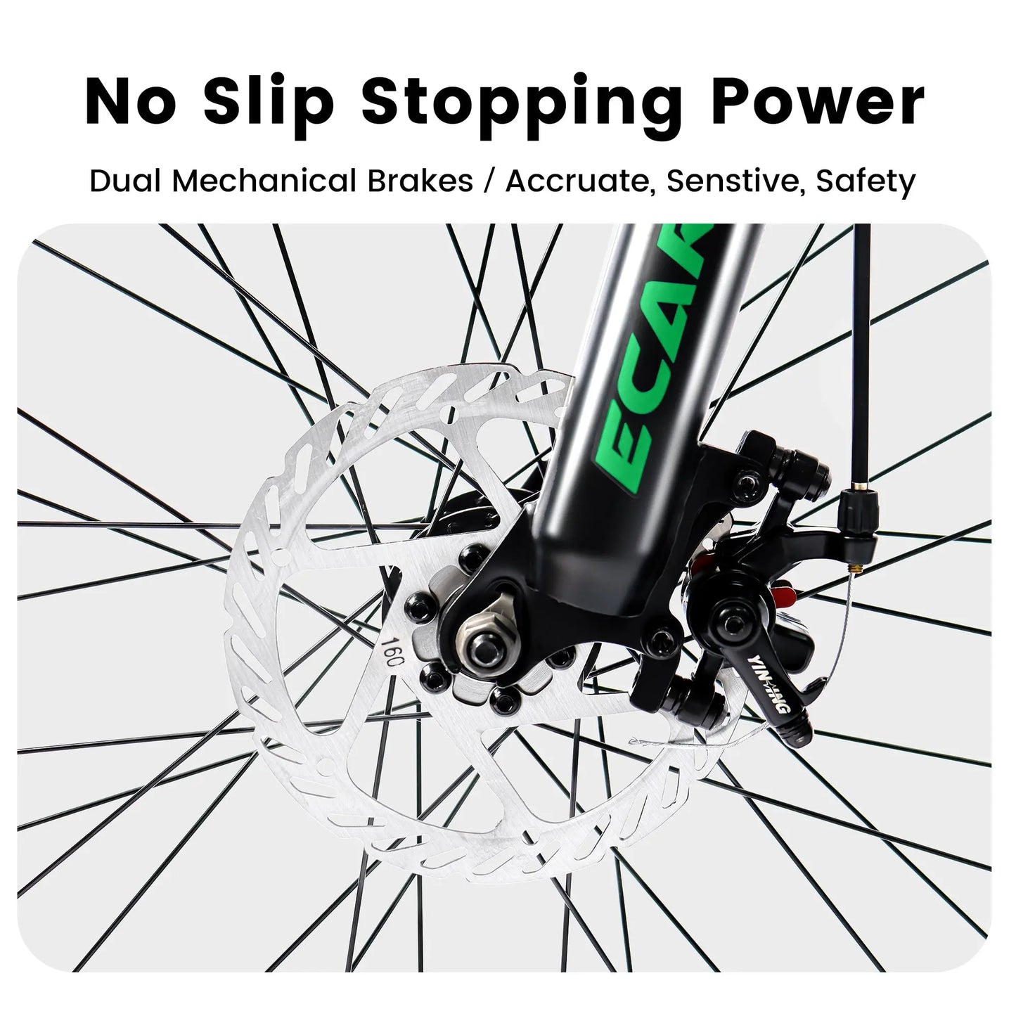 A2660 Ecarpat Mountain Bike 26 inch wheels, carbon steel frame disc brake thumb shift front fork rear shock absorber bike eprolo