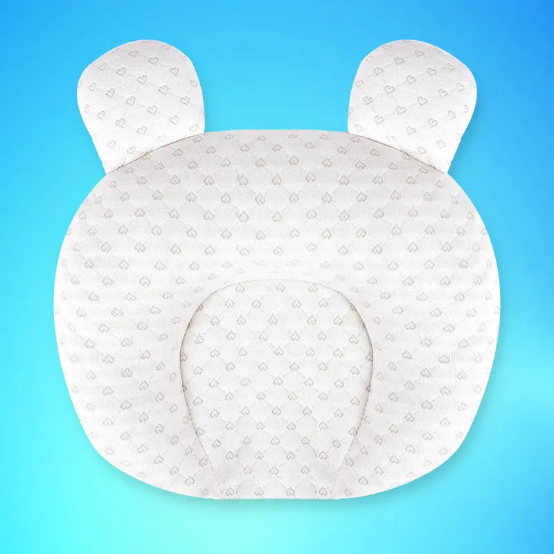 Baby Pillow Newborn 0-1 Year Old Baby Products Anti Deviation Head Latex Set Pillow Color Cotton Pillow eprolo