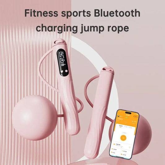 Smart Bluetooth charging skipping rope cordless weight ball weighted adult fitness exercise jumping god sports supplies eprolo