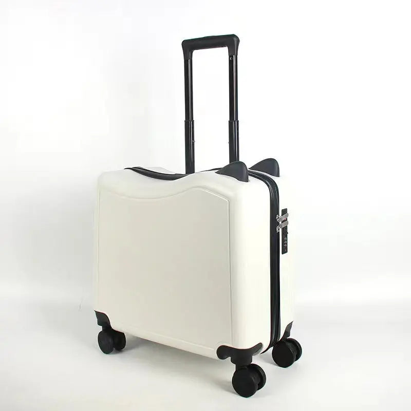 20 inch children's cycling case Cat's ears (Steamed cat-ear shaped bread) travel case mute universal wheel boarding case eprolo