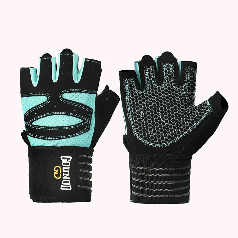 Fitness gloves extended breathable and wear-resistant half finger gloves for exercise eprolo