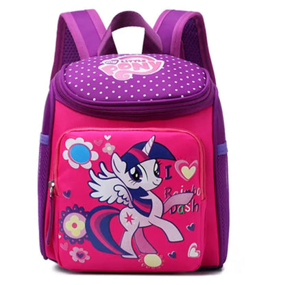 girls frozen elsa annaSnow Queen princess Plush Backpacks kids disney  School Bag Breathable backpack eprolo