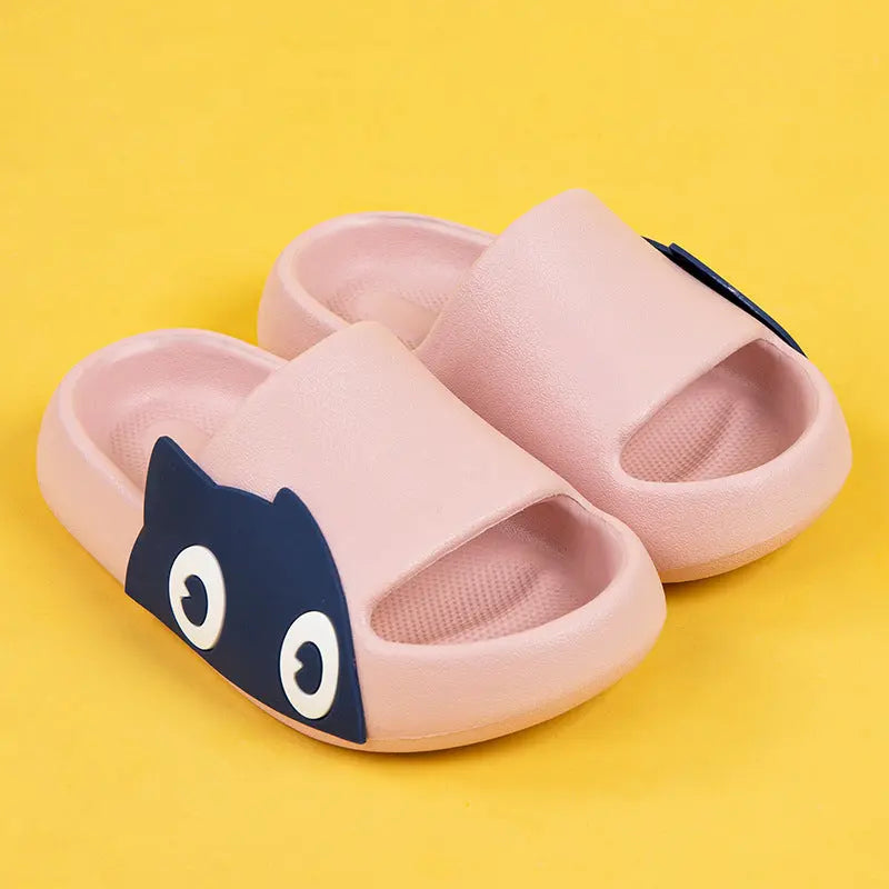 Children's Summer New Cartoon Cute Slime Cute Parent-Child Household Boys And Girls Baby Sandals And Slippers eprolo