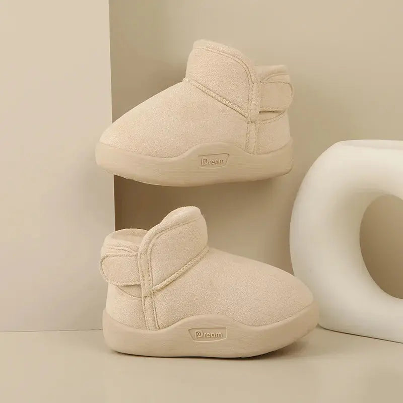 Winter Baby Girl Shoes Toddler Snow Boots Infant Plush Warm Kids Ankle Boots Boys Cotton Shoes eprolo