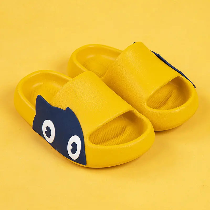 Children's Summer New Cartoon Cute Slime Cute Parent-Child Household Boys And Girls Baby Sandals And Slippers eprolo