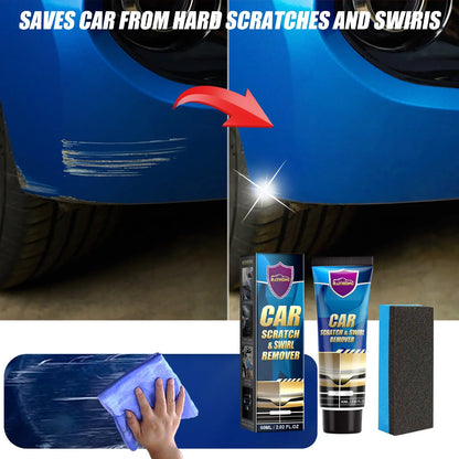 Car Scratch Repair Cream, Car Maintenance Refurbishment Paint Scratches Scratches Polishing Paint Repair Paste eprolo