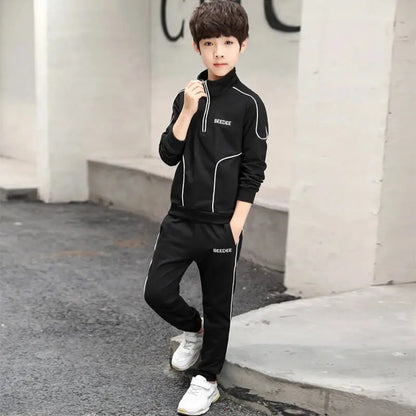 Spring Autumn Teenager Boys Clothing Sets Child Reseller