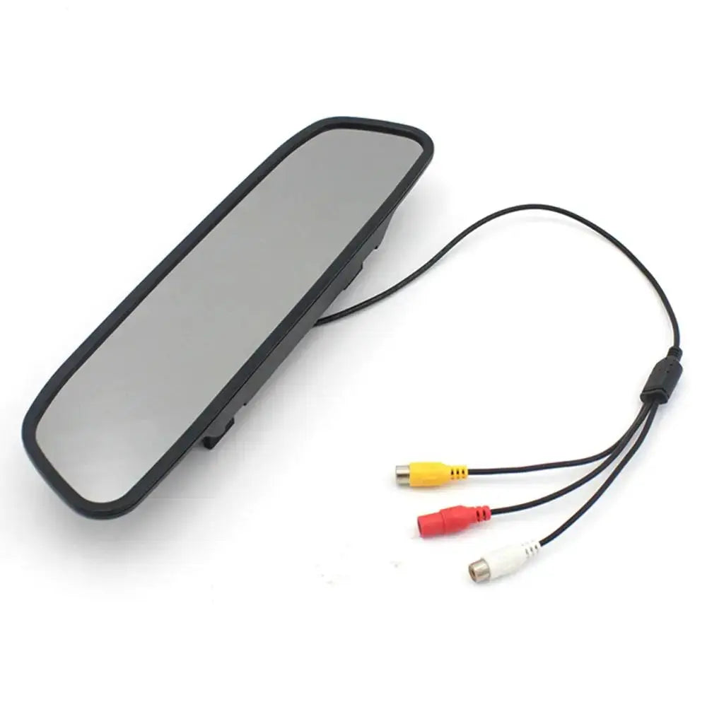 Rearview Mirror Camera Dvr 4.3-inch Rear View Mirror + Reversing Camera Wireless Car Reversing Camera Automobile Video Recorder eprolo
