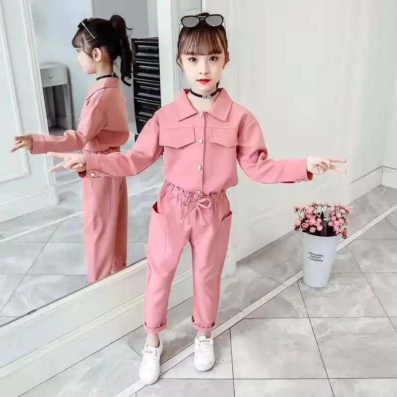 Kids Girls Clothing Sets 2025 Autumn Long Sleeve Reseller