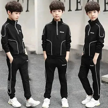 Spring Autumn Teenager Boys Clothing Sets Child Reseller